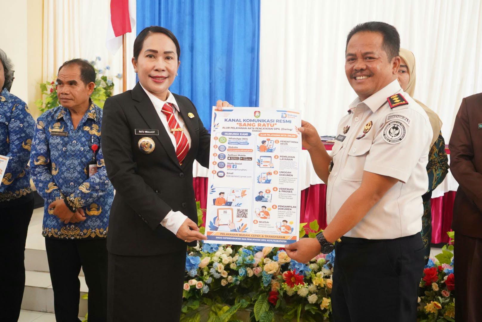 Bupati SBD : Aplikasi SANG RATU Menghadirkan Pelayanan Adminduk Yang Cepat, Mudah dan Transparan